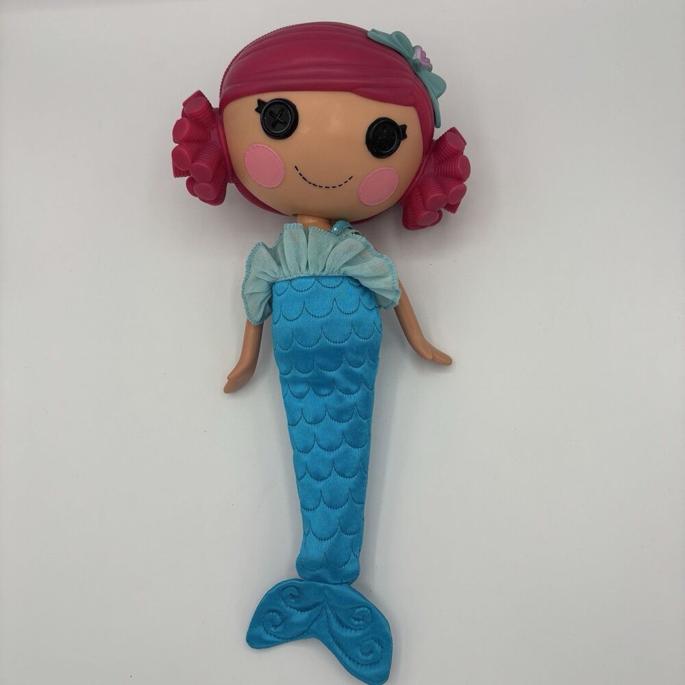 Lalaloopsy Coral Sea Shells 12” Full Size Doll Pink Hair Mermaid Outfit Sew